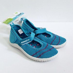 Speedo Mary Jane Water Shoes SzM (7-8) Blue Pink